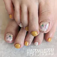 【ミニモ限定価格】*オフ無*フット親指2本デザインネイル