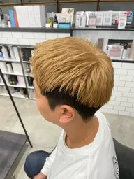 【Wカラー】ダブルカラー(ブリーチ1回込み)インナーカラー/ハイライト/グラデーション◎/¥20150→¥10000