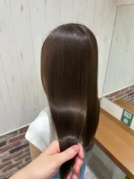 【🧸ブリーチなしダブルカラー🧸】ダブルカラー＋ケアトリートメント🟤ノーダメージで艶々な鮮やかなカラーにできます🤎