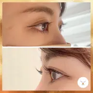 まつげケアパーマ、エクステが着いている場合はオフ代+¥500