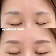 【アイブロウスタイリング】（Wax脱毛1回＋仕上げつき）※メンズ不可