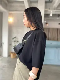 <クセが強い方>カット＋ハード縮毛矯正＋2Stepトリートメント