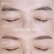 🥣 眉 wax 🥣 長さカット+ 間引き+ メイク仕上げ付 🥣