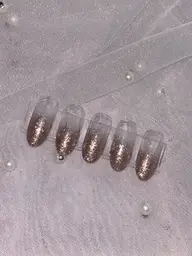 【ラメグラデーションネイル】最大2色選択可能💖ショートでもロングでも映えるグラデーションはおすすめです♪