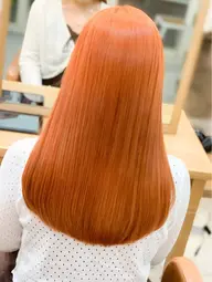 【ダブルカラー＋髪質改善トリートメント】肩下ロング料金¥＋¥1.100​〜​