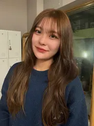 【ブリーチ無しダブルカラー】🤎🧸ブリーチ無しでつくる透明感ブラウン+カット🤎🧸