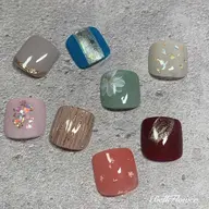 フットワンカラー＋親指アート