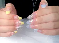 ケア＋チップ+10本フレンチ＋パ-シ