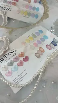 🎀【オフ有】スキンカラーベース付きパステルフレンチ(画像のPastel seriesからお選びください)