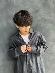 【🔥メンズパーマ🔥➕カット】➕ミニヘッドスパ💆🏻➕シャンプートリートメント