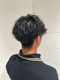 🌀メンズカット＋パーマ🌀／清潔感と動きを両立したトレンドスタイル💫