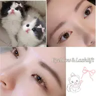 【2回目のお客様💌】《セットメニュー𖠶𖠶ꜝꜝ》アイブロウワックス+まつげパーマorパリジェンヌ🍯🪄🧡