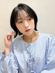 🔸minimoだけの特別メニュー🔸カラー&【選べるメンテナンスカット】&内部補修トリートメント付き【透明感カラー】