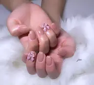 ꒰ ハンドネイル ꒱ ワンカラー･ラメグラデーション オフあり