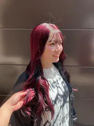 髪質改善インナー＋全体カラー+高濃度保湿トリートメント ¥10,000 （ カットなし）