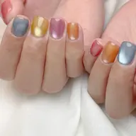 マグネットorフラッシュネイル　　　　　　　オフ/ケア込