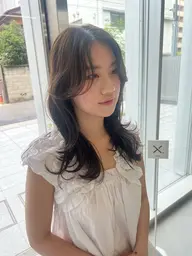 【平日16-18時半限定】顔周りカット+カラー+クイックTr