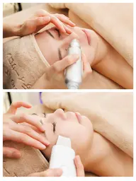 「毛穴＆ツヤ肌&小顔」毛穴洗浄＆ハイパーナイフ小顔＆保湿導入＆幹細胞パック9500