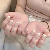 ✨フレンチネイル(クリアベース) ✨➕ドライケア➕オイル➕ハンドクリーム【オフ代別料金】