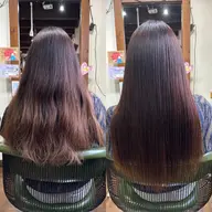 ⭐️朝のアイロンいらず❗️酸性ストレート