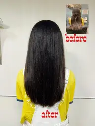 髪を伸ばしている人に試してほしい髪質改善トリートメント🤩綺麗に伸ばしましょう！＋毛先を揃えるカット