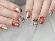 Jrネイリスト(オフあり) 【ショート】人気時短施術シンプル定額現品ネイルJrネイリストチップ―¥2980