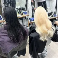 【就活・一時的に黒にしたい方❕黒染め🙅🏻】ハイトーンに戻せるダークトーンカラー➕トリートメント