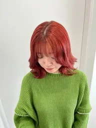 【ダブルカラー】ハイトーンが可愛い🫶ブリーチを使ったダブルカラー