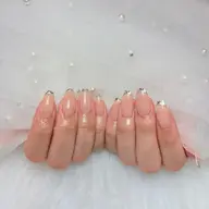 4月限定【Hand】ベース込み★ガラスフレンチ★ご新規様オフ無料￥9300→￥4400