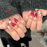 【ジェルオフ有】ジェル🤍持ち込みデザイン