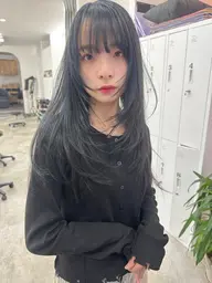 顔周りカット／顔周りレイヤー／顔周りウルフ