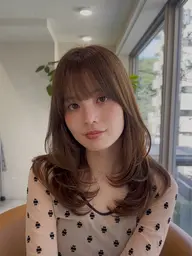 🫧前髪縮毛矯正🫧全体はダメージしてしまうからやりたくない方におすすめです‼️