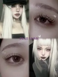 【ミニモ学割】 束感まつエク👀フラットラッシュ80本 /マツエク/まつげエクステ