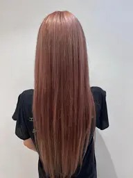 【🌸限定クーポン🌸】暖色カラー＋カット+3stepトリートメント（ロング料金別途）