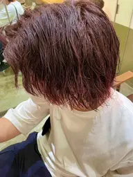 【🎲休日相談、レディース可🎲】ケアカラー+3stepトリートメント