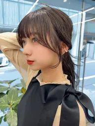 【今だけ限定】🇰🇷韓国風🇰🇷小顔顔まわりカット+韓国風艶カラー🧡