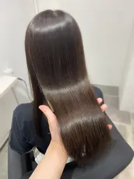 【✨学割U24✨❸ブリーチなしで透明感を】カット+ブリーチなしダブルケアカラー　¥12000