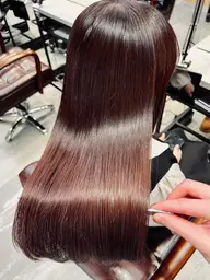 💍💎人気𝗠𝗘𝗡𝗨【❄️縮毛矯正髪質改善❄️】小顔レイヤーカット➕ナチュラル縮毛矯正➕プレミアムトリートメント