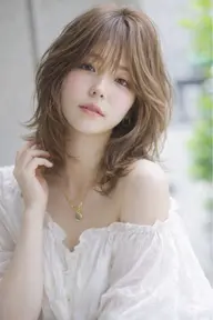 ブリーチなしダブルカラー&小顔カット&トリートメント