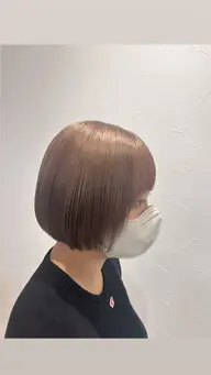 カット×艶カラー×スプリナージュトリートメント🍒