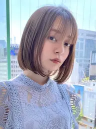 ミニモ学割U24⭕️【似合わせ全体カット】+【ダメージレス透明感ヘアカラー】+【ナノスチームトリートメント】