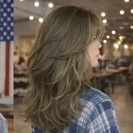 🗽海外Girl🚺 【透明感ダブルカラー】➕海外風レイヤーカット➕選べるトリートメント