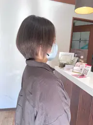 ダブルデザインカラー【イルミナ可】【ブリーチ可】+トリートメント+シャンプー+ブロー