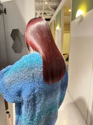 人気No.1🤍 暖色カラー＋うるツヤTR  カラーと一緒にケアも◎色持ち・ツヤ感がUPするおすすめメニュー❤️