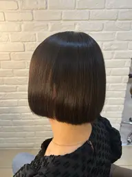 【梅雨前にオススメ☔️】縮毛矯正 ➕ メンテナンスカット ➕ オージュアプチトリートメント(超音波アイロン付🫧)