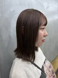 【歴5年担当🌿】透明感カラー＋マイクロバブル付（赤みを消して柔らかな髪色に✨）