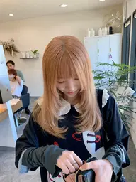 【セットメニュー人気No.1】SNSで話題の【髪質改善カラー】+カット+トリートメント13200円→今だけ6600円❣️