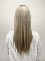 髪質改善酸性ストレート＋フルカラー