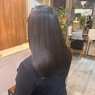 白髪染めカラー+Aujua treatment🫧🍒´