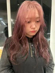 【ミニモ学割】ケアリタッチブリーチ＋トナーカラー＋オージュアトリートメント